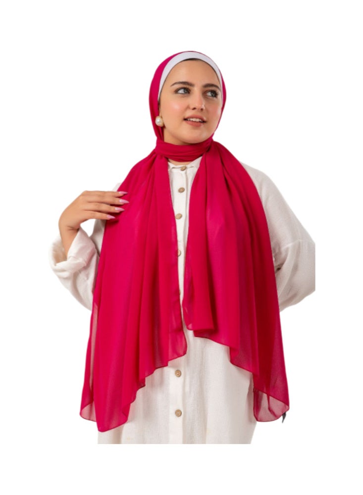 Premium Soft Royal Chiffon Hijab - Elegant Drape & Full Coverage - Multi Colors - Image 4